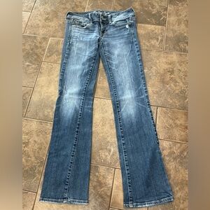 American Eagle Outfitters Medium Blue Flare Jeans